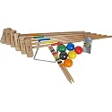 Bex Sport Croquet 6 Mallet Wooden Croquet Set - Wooden