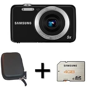 Samsung ES80 Digital Camera Black+ Case+ 4GB Memory (12.2MP, 5x Optixal Zoom, 2.36-inch LCD)