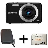 Samsung ES80 Digital Camera Black+ Case+ 4GB Memory (12.2MP, 5x Optixal Zoom, 2.36-inch LCD)