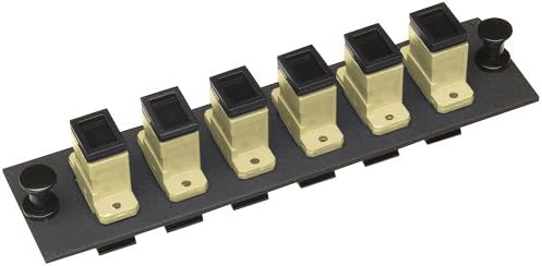 Allen Tel ProductsGBSC-6MM Multimode Phosphorus Bronze Sleeve Fiber Optic Loaded Mounting Panel SC Adapter, 6-Pack