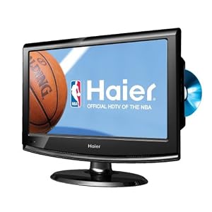 Haier HLC19K2 Black 19-Inch LCD HDTV DVD Combo K Series
