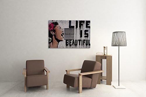 Pingo World 0121PUXH4WS Nighthawks Gallery Wrapped Canvas Print 30 X 20. Bonus Free Banksy Wall Decal, 30" x 20"