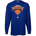 adidas New York Knicks Royal Blue Primary Logo Long Sleeve T-shirt