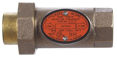 Dual Check Valve, 3/4