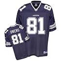 Youth Dallas Cowboys #81 Terrell Owens Navy Replica Jersey