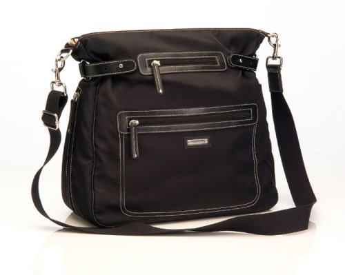 Storksak Claire Black with Cream Lining