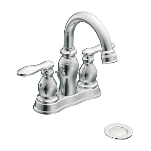 Moen Caldwell Chrome 2-Handle WaterSense Bathroom Faucet (Drain Included)