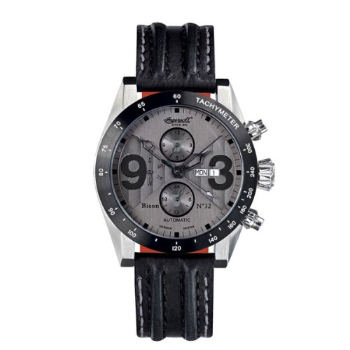 Ingersoll Herren-Armbanduhr BisonN0.32 Analog Automatik IN1620BKGY Preisvergleich