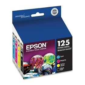 Epson 125 DURABrite Combo-Pack Ink Cartridges
