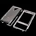 HTC Touch Diamond CDMA XV6950 Verizon Snap-on Protector Hard Case Transparent Cover Clear
