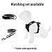 Pawtitas 6 FT Padded Dog Leash with Comfortable Neoprene Padding Handle - Black Lead | Medium Reflective Dog Leash with Highly Reflective Band Perfect for Medium and Large Dogs and Puppies