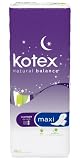 Kotex Overnight Maxi Pads, 28 Count (Pack of 6)
