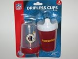 WASHINGTON REDSKINS 8 oz. Team Logo Kids No-Spill SIPPY CUP (2 Pack) by WeSellSports