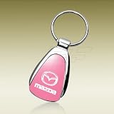 Mazda Logo Pink Tear Drop Key Chain