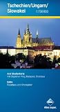 Aral Stra�enkarte Tschechien / Ungarn / Slowakei 1 : 750 000: Mit Citypl�nen Prag, Budapest, Bratislava - 