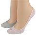 Calvin Klein Women's Socks Casual Low Basic Pink/Grey 2pairs