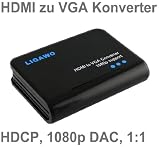 HDMI zu VGA Konverter Converter Wandler digital zu analog - HDCP, 1080p, 1:1, DAC
