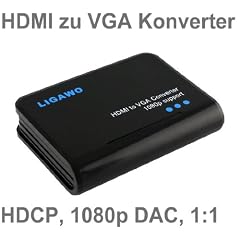 HDMI zu VGA Konverter Converter Wandler digital zu analog - HDCP, 1080p, 1:1, DAC