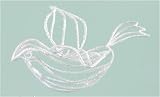 Club Pack of 24 Flock Glitter Dove Christmas Ornaments