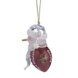 New Orleans Saints NFL Acrylic Touchdown Snowman Ornament (2.75)