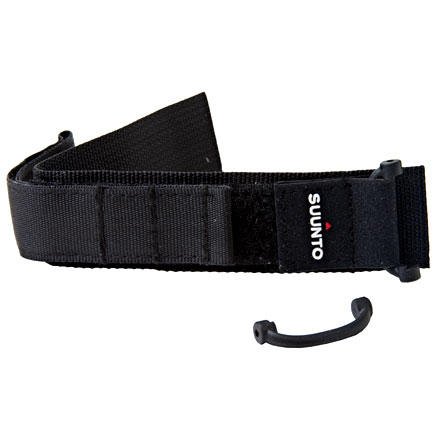 Suunto Wrist-Top Computer Watch Replacement Strap Kit (Vector, Altimax, Mariner, Regatta, D3; Black Fabric)