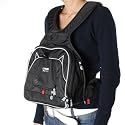 Petego Xpack Front Carrier. Use also as backpack or car seat pet carrier for small pets Size= 12"X12"X12" (When Expanded) COLOR MAY VARY BLACK or BEIGE