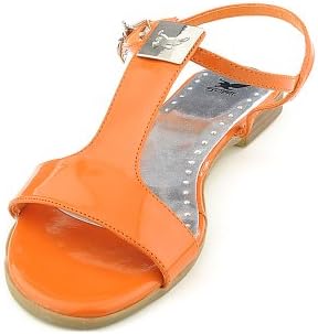 Shiekh Womens 104-29 Sandal - ORANGE Size 6