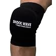 Shock Wave Elastic Cloth Knee and Elbow Quick Pads - Black