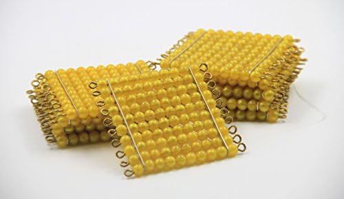 Topvisa Montessori Colored Beads 100s(10pcs/sets)