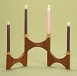 Contemporary Religious Tiered Christmas Advent Candle Holder