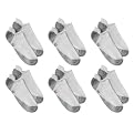 Mens Hanes® 6pk Heel Shield Sock White