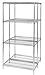 Quantum Storage Systems AD74-1854C Add-On Kit for 74" High 4-Tier Wire Shelving Unit, Chrome Finish, 18" Width x 54" Length x 74" Height