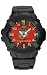 Frontier Combat, Black Case, Red US Marines Dial, PU Strap