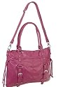 Nicole Faux Leather Shoulder Tote Bag with Crossbody Belt NB02