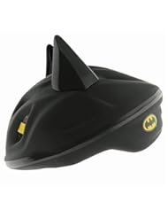 Toy: DC Comics 3D Batman Bat Ears Safety Helmet Kids Quick Release Head Size 53-56cm by MV Sports + Leisure - MV Sports + Leisure