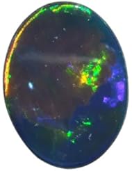O&G Australia Natural Opal Doublet Gemstone, 6x8mm (0.62cttw)