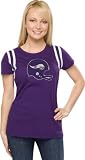 Minnesota Vikings Women's Vintage Helmet Tee, Small