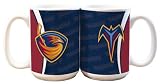 NHL Atlanta Thrashers 15-Ounce White Silhouette Mug (2 Pack)