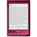 Sony PRS-T1 Pearl Red 6" eBook Reader with Wi-Fi