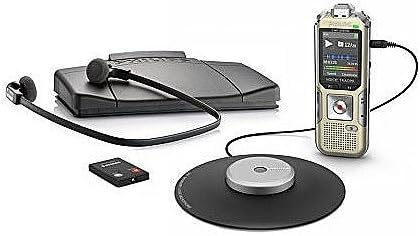 Philips 4GB Expandable Digital Voice Recorder with USB SpeechExec Transcription Set