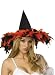 【Amazonの商品情報へ】オレンジ フェザー ウィッチハット Orange Feather Witch Hat 802481