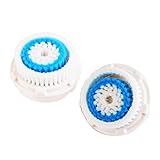 Sonimart Compatible Replacement Facial Cleansing Brush Heads (2-Pack), designed for Deep Pore Cleansing, fits Mia, Mia2, Mia3 (Aria), Pro, Plus and Radiance Cleansing Systems, OEHHA Prop 65 Approved!