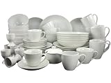 Creatable - 187803 - Luna - Service de table - 50 pièces - Blanc
