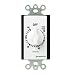Intermatic FD60MWC 60-Minute Spring Loaded Wall Timer, White