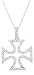 10k Choice of White or Yellow Gold Diamond Cross Pendant (1/5 cttw, I-J Color, I2-I3 Clarity)