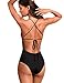 Buy-Box Women's One Piece Sleeveless Summer Strappy Bikini Set