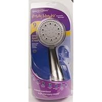 Waxman 8681100 9-Spray Body Moods Handheld Showerhead, Brushed Nickel