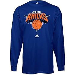 New York Knicks adidas Primary Logo Long Sleeve T-Shirt