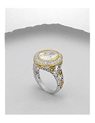 CZ Ring In 92.5 Sterling Silver