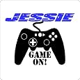 Personalized Video Game Controller Decal Wall Sticker Custom Removable Wall Art